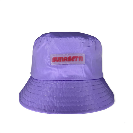 Lavender Nylon Bucket hat